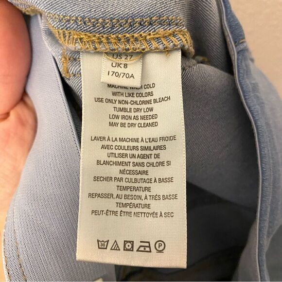 Free People In My Feelings Slim Flare Y2K stretch coastal beach Jeans long 27x32 - Picture 12 of 13